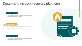 Document Incident Recovery Plan Icon