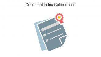Document Index Colored Icon In Powerpoint Pptx Png And Editable Eps Format