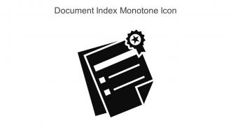 Document Index Monotone Icon In Powerpoint Pptx Png And Editable Eps Format