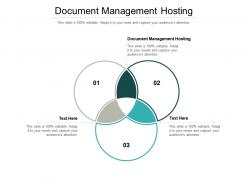 Document management hosting ppt powerpoint presentation infographics example file cpb