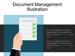 Document management illustration ppt samples