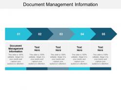 Document management information ppt powerpoint presentation infographics graphics example cpb
