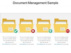 Document management sample ppt summary