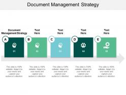 Document management strategy ppt powerpoint presentation infographic template microsoft cpb