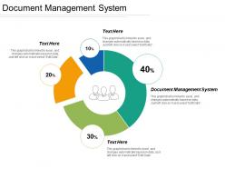 Document management system ppt powerpoint presentation gallery clipart images cpb