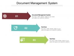 Document management system ppt powerpoint presentation show background cpb