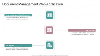 Document Management Web Application In Powerpoint And Google Slides Cpb