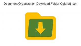 Document Organization Download Folder Colored Icon In Powerpoint Pptx Png And Editable Eps Format
