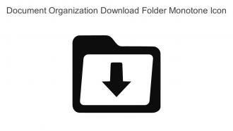 Document Organization Download Folder Monotone Icon In Powerpoint Pptx Png And Editable Eps Format