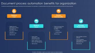 Document Process Automation Benefits For Organization