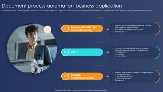 Document Process Automation Business Application