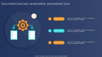 Document Process Automation Procedure Icon