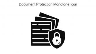 Document Protection Monotone Icon In Powerpoint Pptx Png And Editable Eps Format