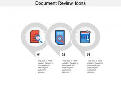 Document Review Icons