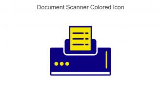 Document Scanner Colored Icon In Powerpoint Pptx Png And Editable Eps Format