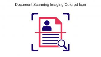 Document Scanning Imaging Colored Icon In Powerpoint Pptx Png And Editable Eps Format