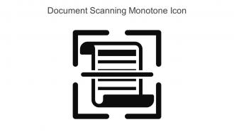 Document Scanning Monotone Icon In Powerpoint Pptx Png And Editable Eps Format