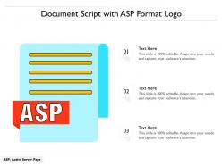 Document Script With Asp Format Logo