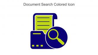 Document Search Colored Icon In Powerpoint Pptx Png And Editable Eps Format