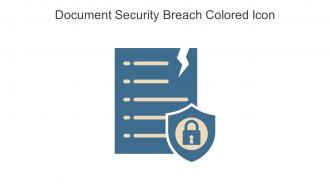 Document Security Breach Colored Icon In Powerpoint Pptx Png And Editable Eps Format