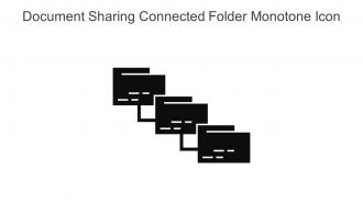 Document Sharing Connected Folder Monotone Icon In Powerpoint Pptx Png And Editable Eps Format