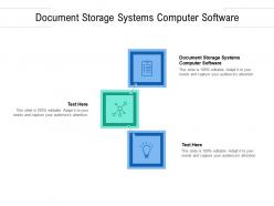 Document storage systems computer software ppt infographics show cpb