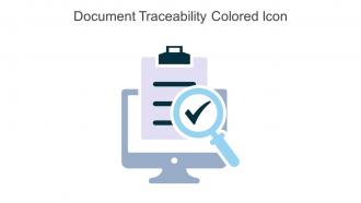 Document Traceability Colored Icon In Powerpoint Pptx Png And Editable Eps Format