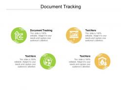 Document tracking ppt powerpoint presentation slides graphics design cpb