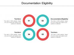 Documentation eligibility ppt powerpoint presentation show aids cpb