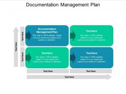 Documentation management plan ppt powerpoint presentation slides graphics tutorials cpb