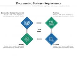 Documenting business requirements ppt powerpoint presentation portfolio background cpb