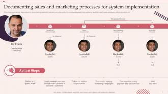 Documenting Sales And Marketing Processes For System Customer Relationship Management System