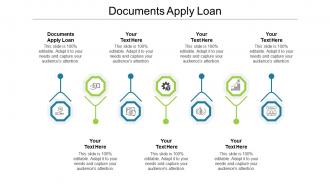 Documents apply loan ppt powerpoint presentation outline rules cpb
