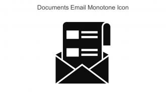 Documents Email Monotone Icon In Powerpoint Pptx Png And Editable Eps Format