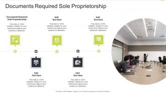 Documents Required Sole Proprietorship In Powerpoint And Google Slides Cpb