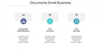Documents small business ppt powerpoint presentation styles elements cpb