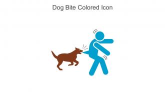 Dog Bite Colored Icon In Powerpoint Pptx Png And Editable Eps Format