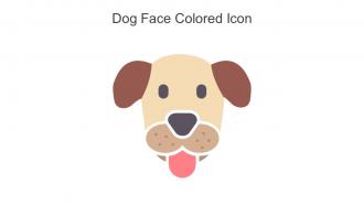 Dog Face Colored Icon In Powerpoint Pptx Png And Editable Eps Format