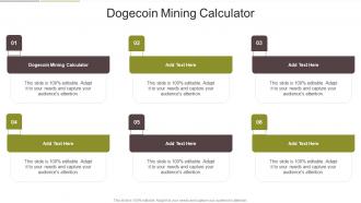 Dogecoin Mining Calculator In Powerpoint And Google Slides Cpb