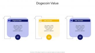 Dogecoin Value In Powerpoint And Google Slides Cpb