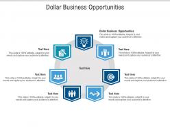 Dollar business opportunities ppt powerpoint presentation outline deck cpb