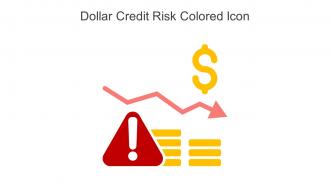 Dollar Credit Risk Colored Icon In Powerpoint Pptx Png And Editable Eps Format