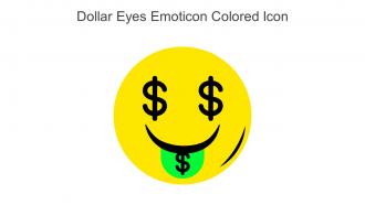 Dollar Eyes Emoticon Colored Icon In Powerpoint Pptx Png And Editable Eps Format