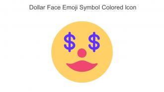 Dollar Face Emoji Symbol Colored Icon In Powerpoint Pptx Png And Editable Eps Format