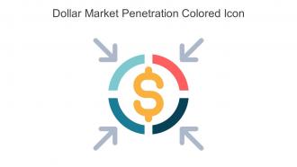 Dollar Market Penetration Colored Icon In Powerpoint Pptx Png And Editable Eps Format