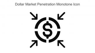 Dollar Market Penetration Monotone Icon In Powerpoint Pptx Png And Editable Eps Format