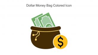 Dollar Money Bag Colored Icon In Powerpoint Pptx Png And Editable Eps Format