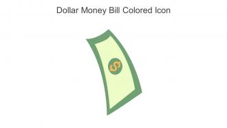 Dollar Money Bill Colored Icon In Powerpoint Pptx Png And Editable Eps Format