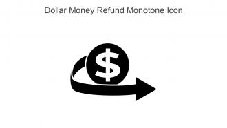 Dollar Money Refund Monotone Icon In Powerpoint Pptx Png And Editable Eps Format