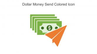Dollar Money Send Colored Icon In Powerpoint Pptx Png And Editable Eps Format